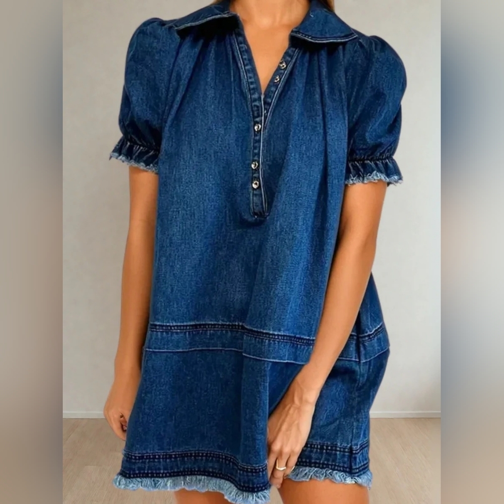 NWOT Priv Jennie Smocked Dress Size S